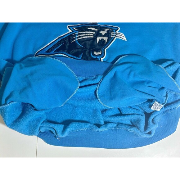 Vintage Starter Carolina Panther NFL Hoodie Sweatshirt Embroidered Men XL - Picture 6 of 12